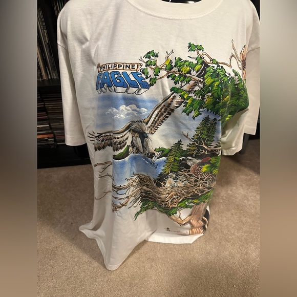 Hand Painted Eagle T-Shirt - Picture 1 of 9